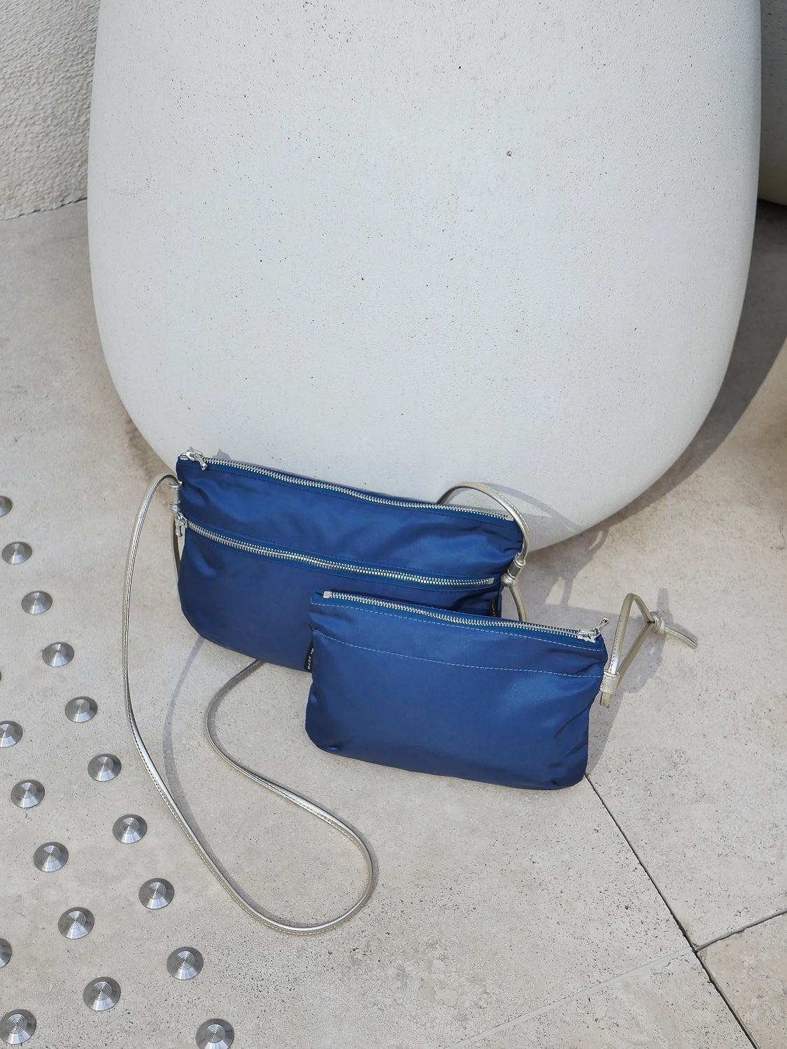 Brera sac nylon satiné - Sapphire
