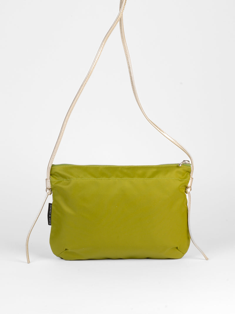 Brera nylon satiné - Vert Anise