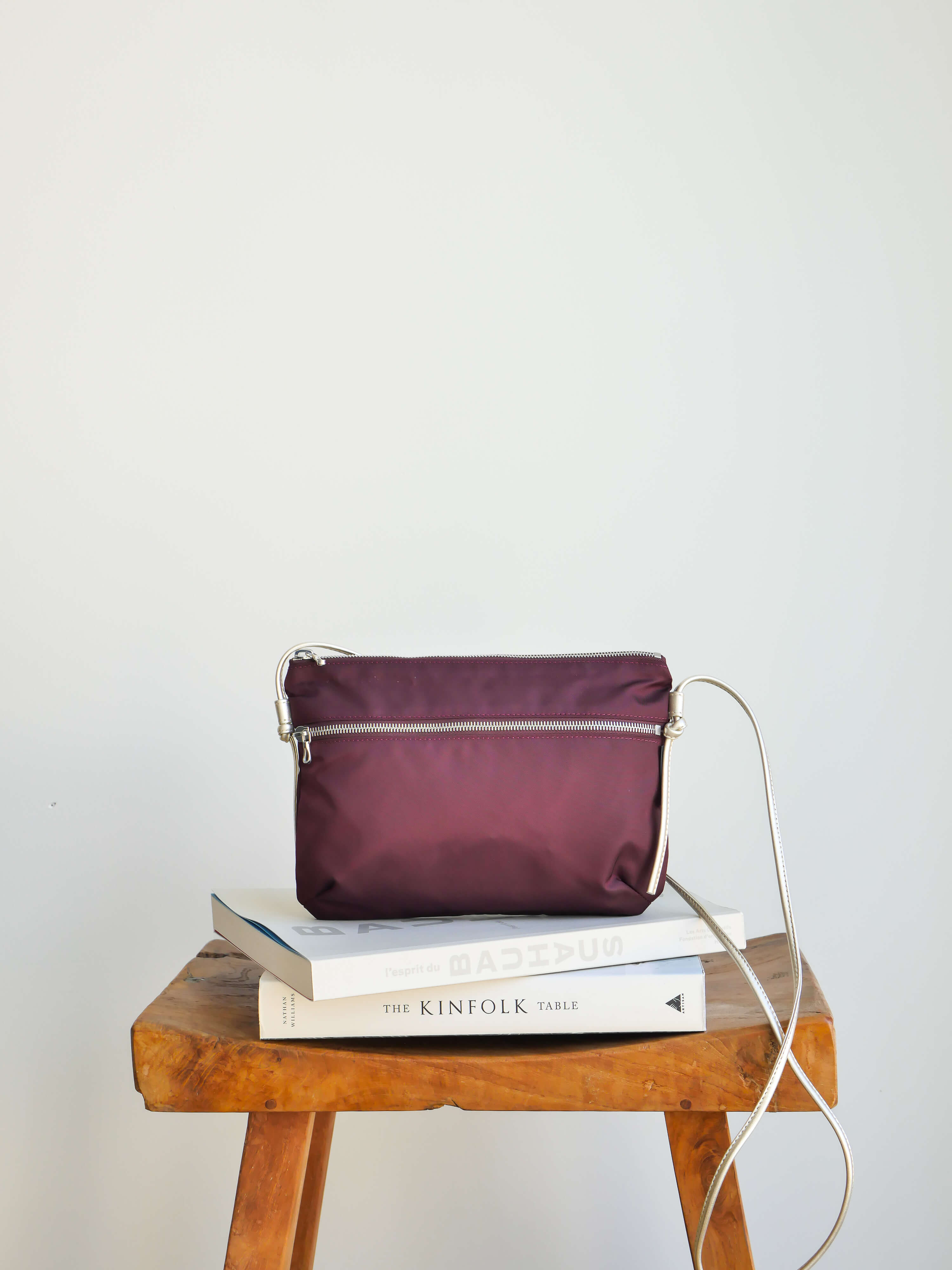 Brera satin nylon - Bordeaux