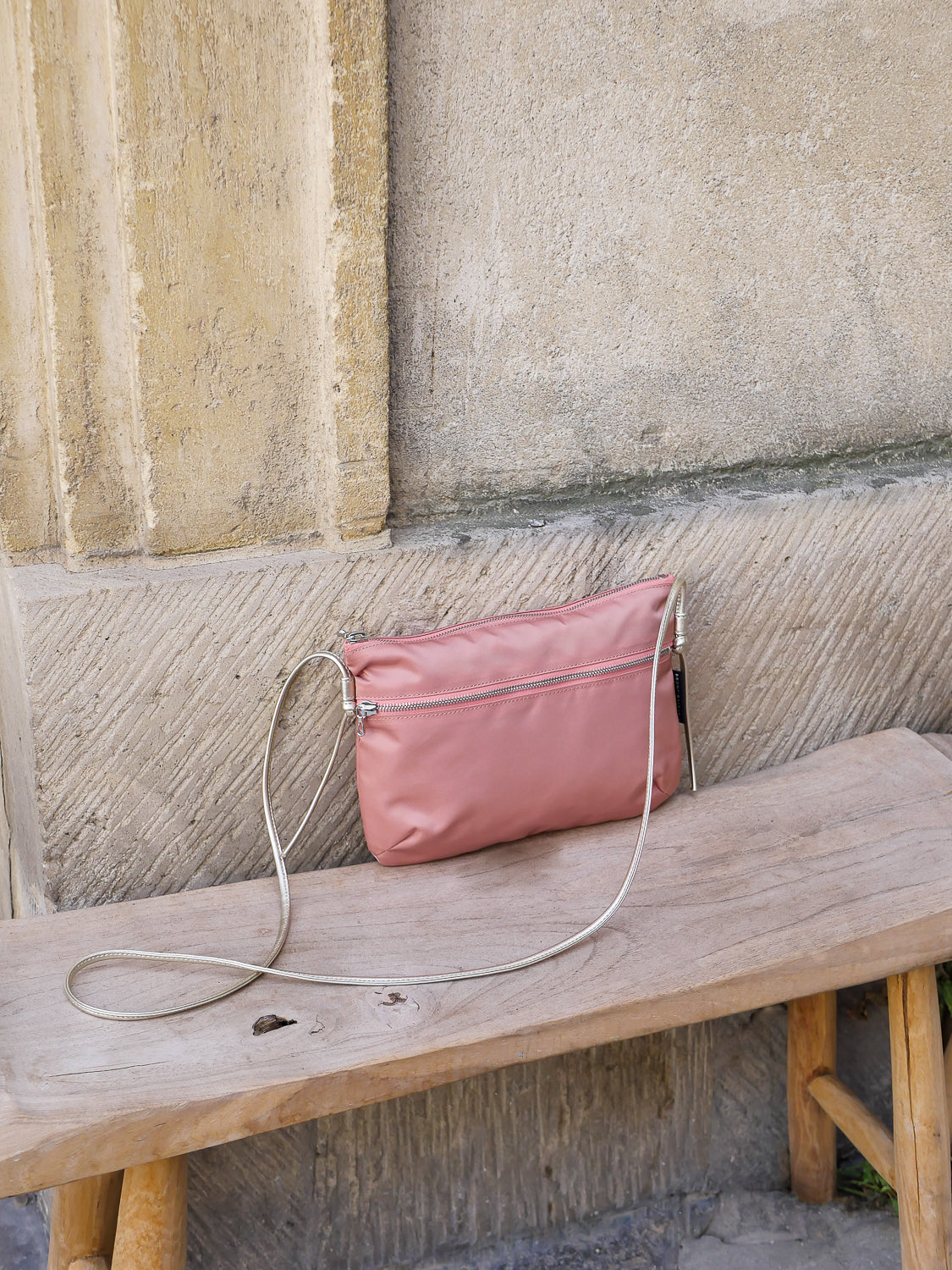 Brera satin nylon - Salmon Pink