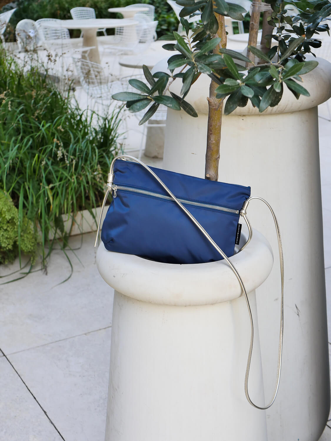 Brera satin nylon - Sapphire