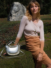 Calliope Luna Leather bag - Gold 