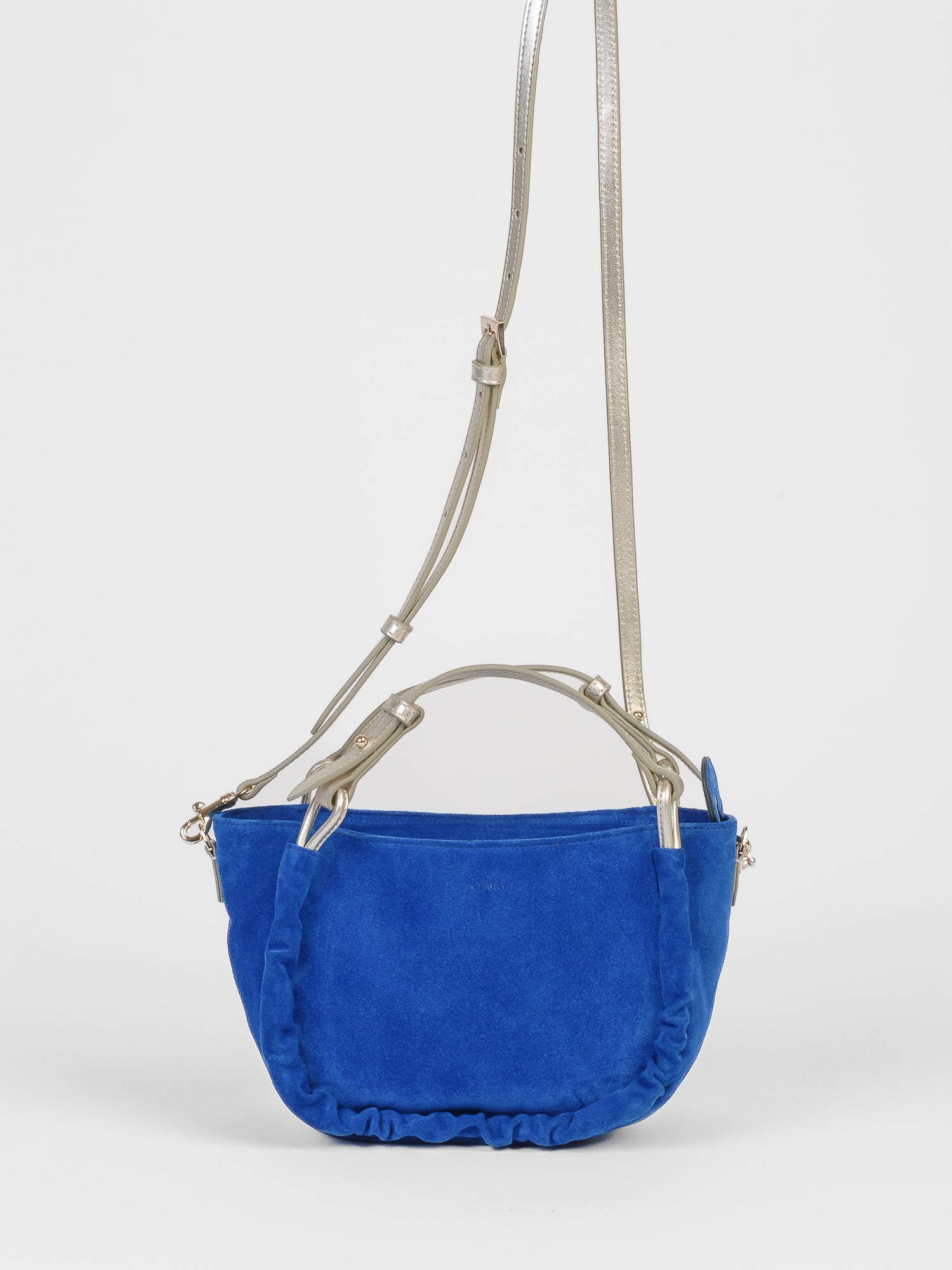 Calliope daim - Bleu Electrique