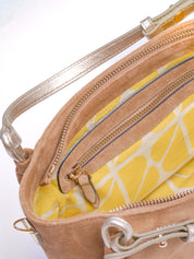 Calliope sac daim - Tobacco