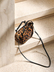 Calliope Suede bag - Leopard