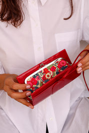 Constantinople cuir antique - Rouge