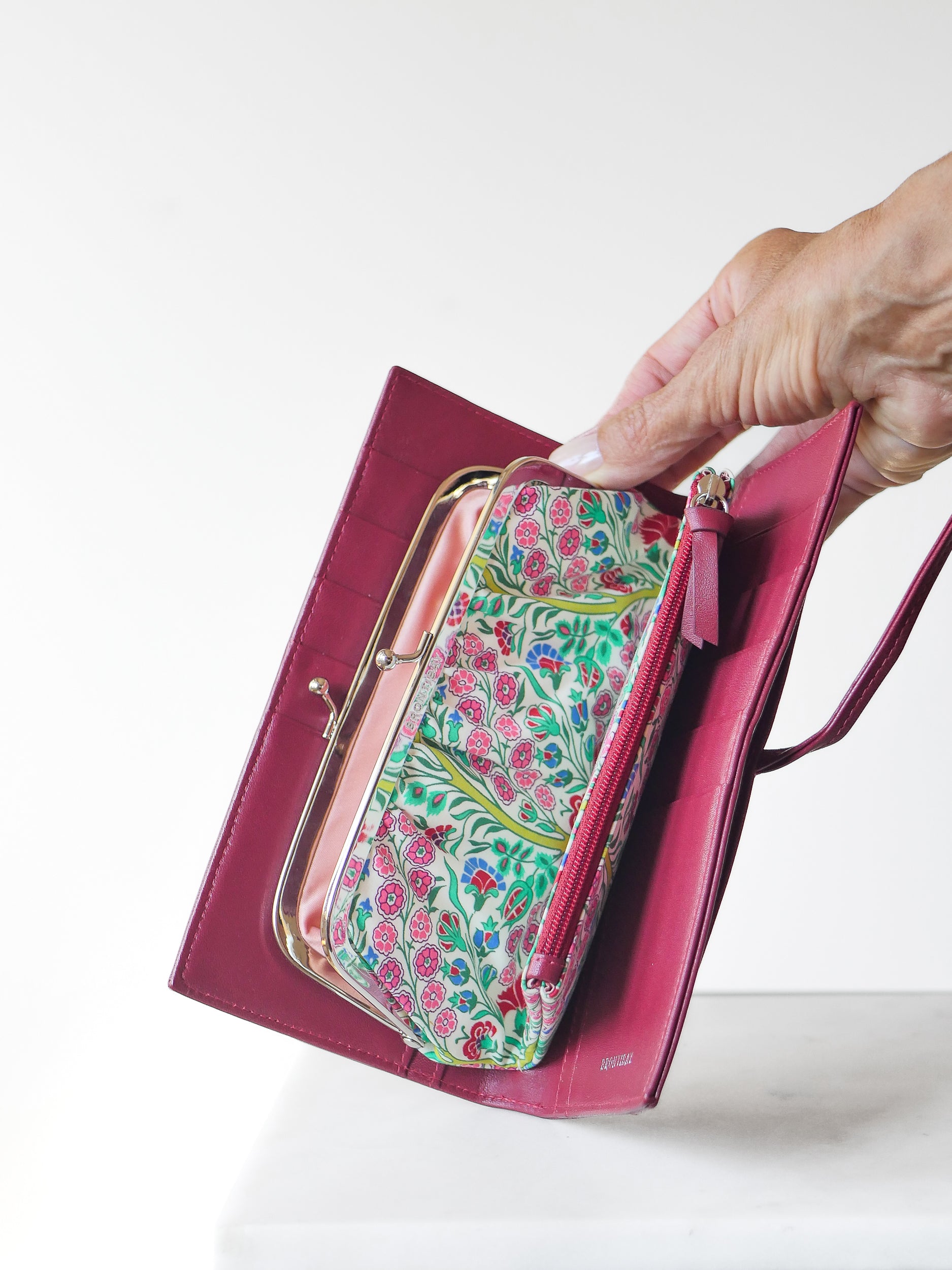 Constantinople cassandra leather - Strawberry