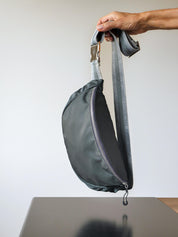 Gabin nylon satiné - Gris Foncé Swag Gris