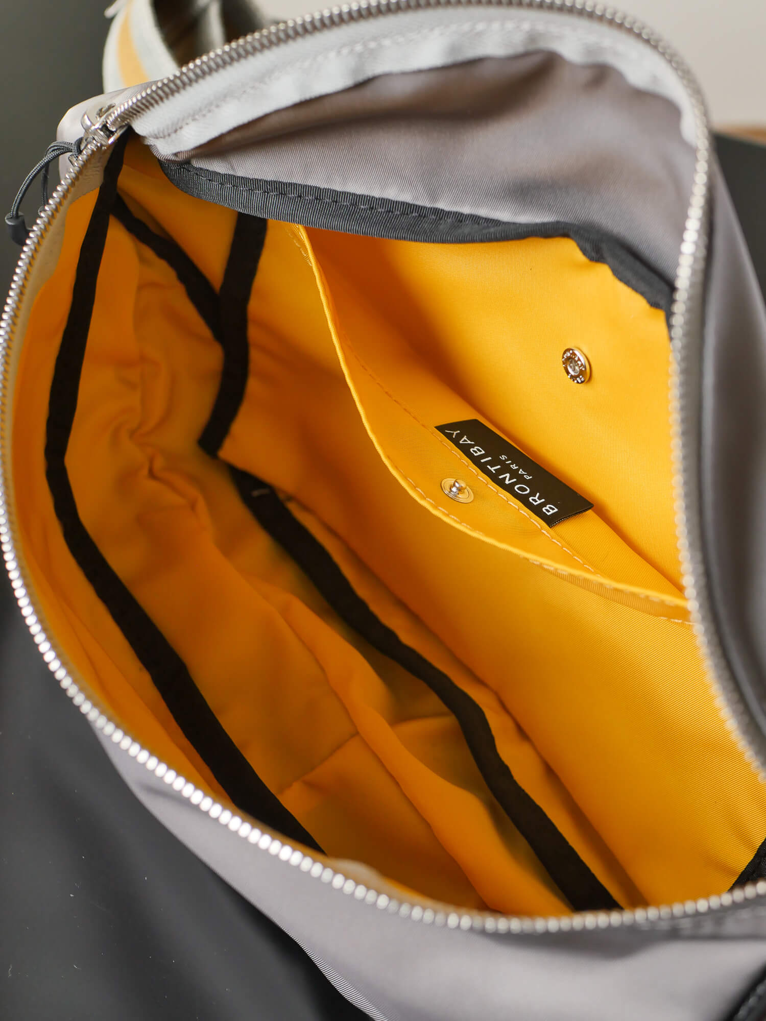 Gabin satin nylon - Stone Swag Yellow