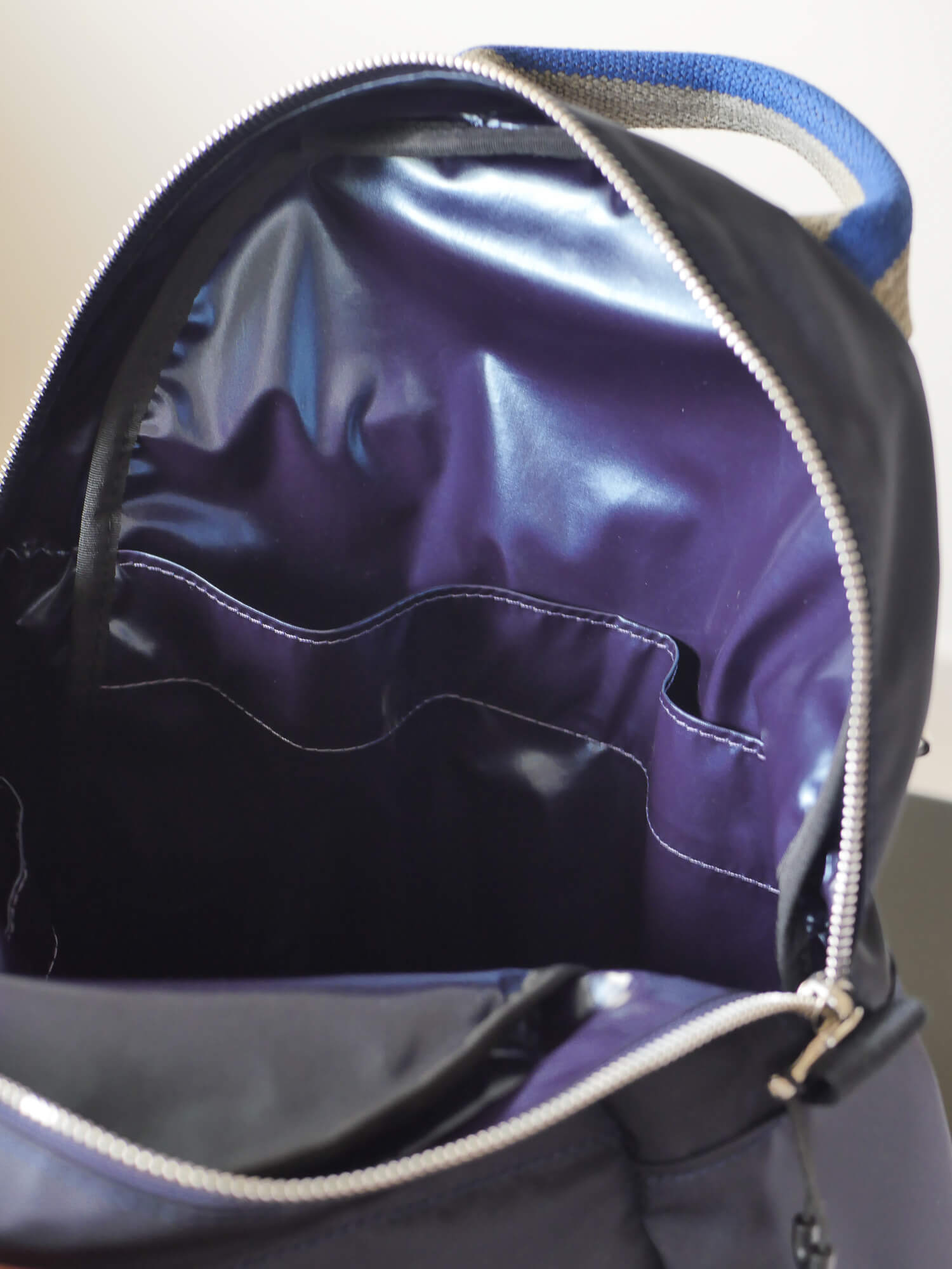 Gaston nylon satiné - Bleu Nuit Swag Bleu
