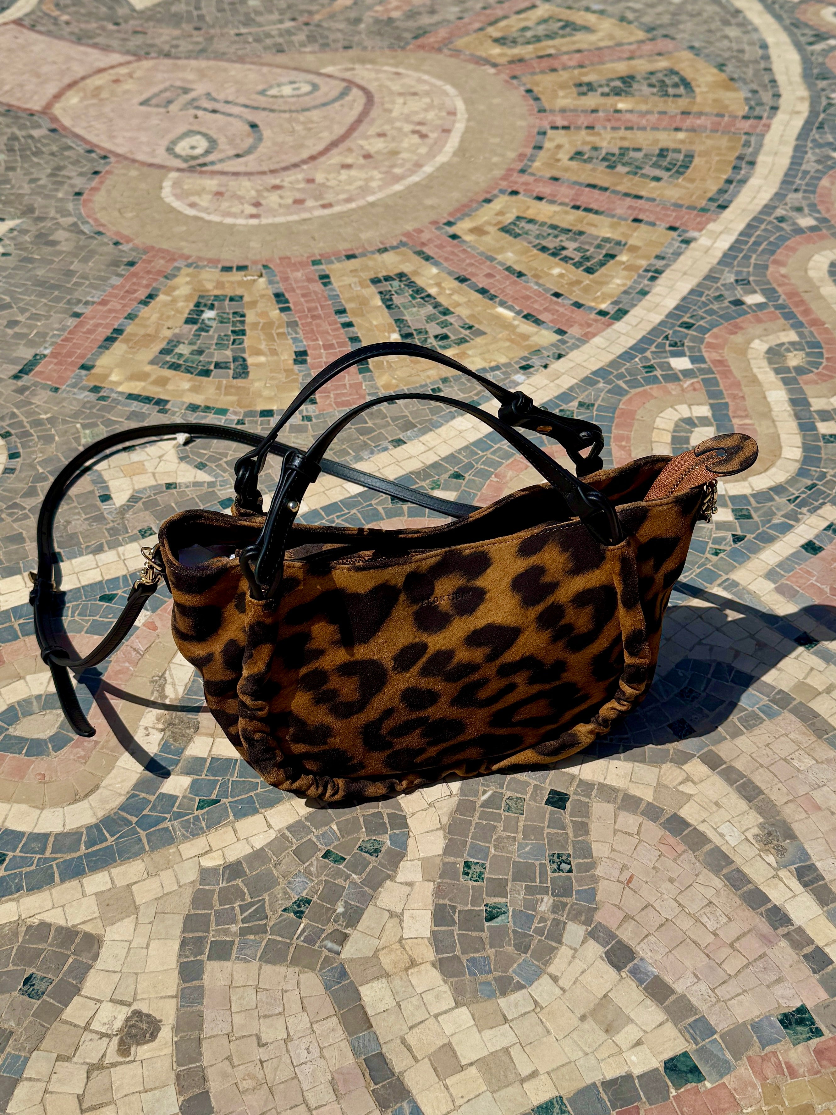 Avalon sac daim - Leopard