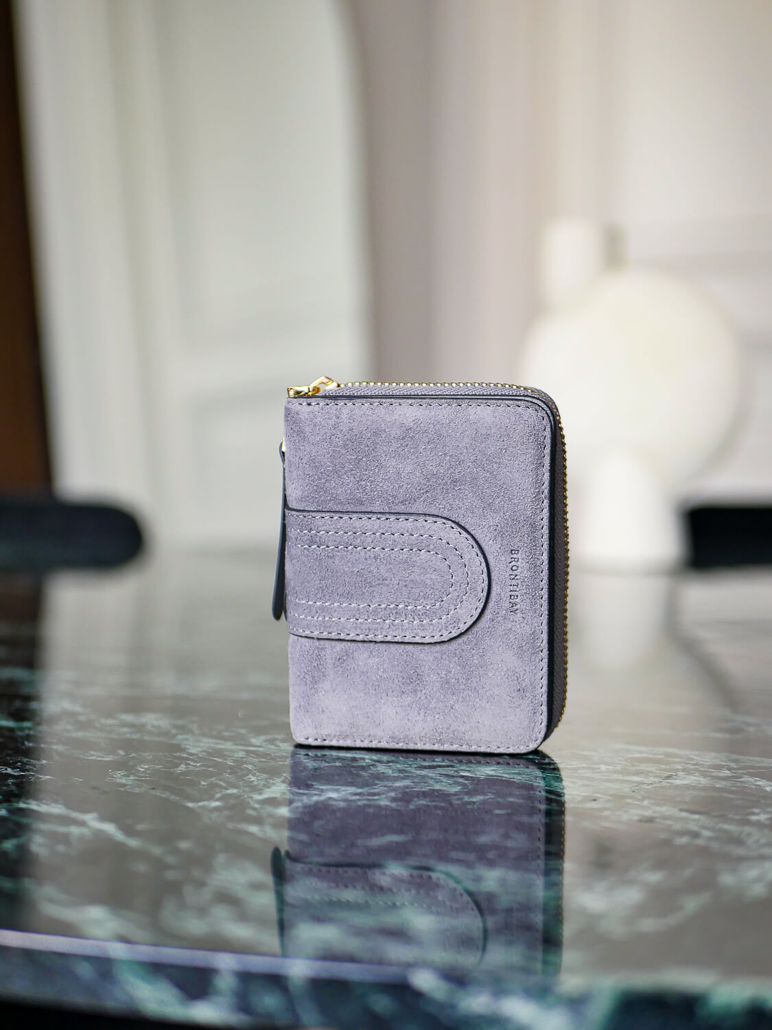 Lilou patch daim - Grey