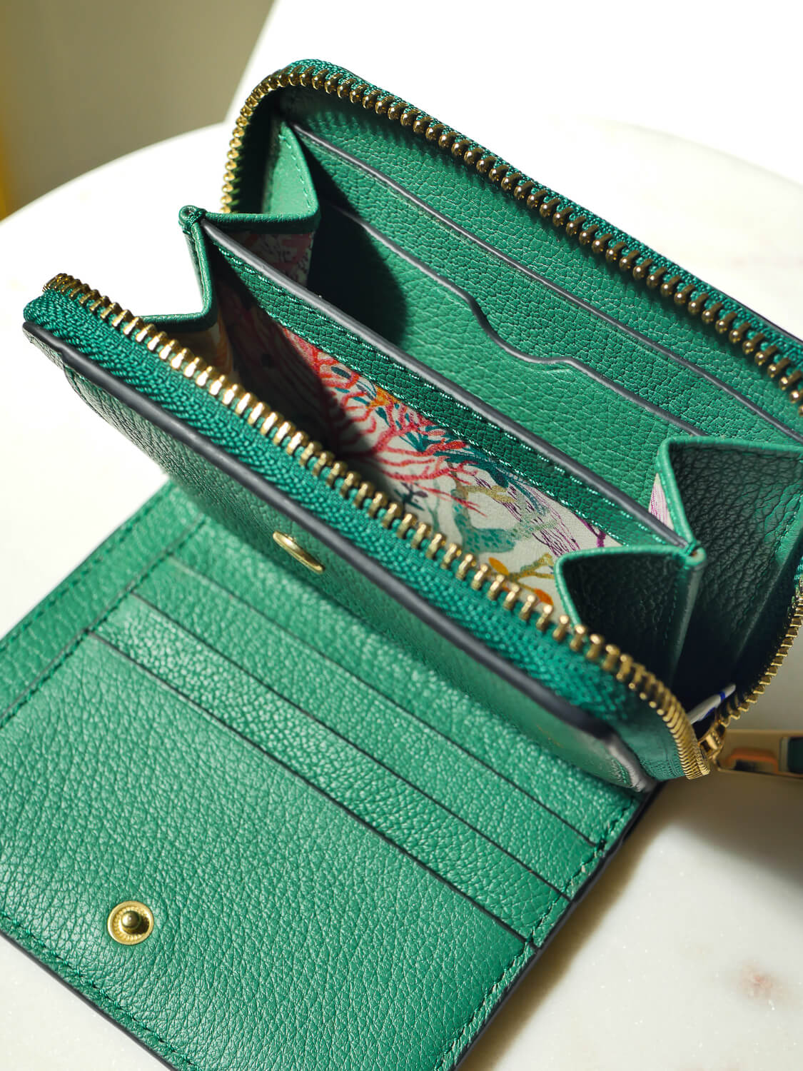 Lilou patch daim - Envy Green