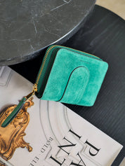 Lilou patch daim - Envy Green