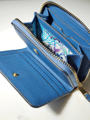 Lilou patch daim - Indigo