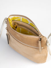 Lucia sac daim - Tobacco