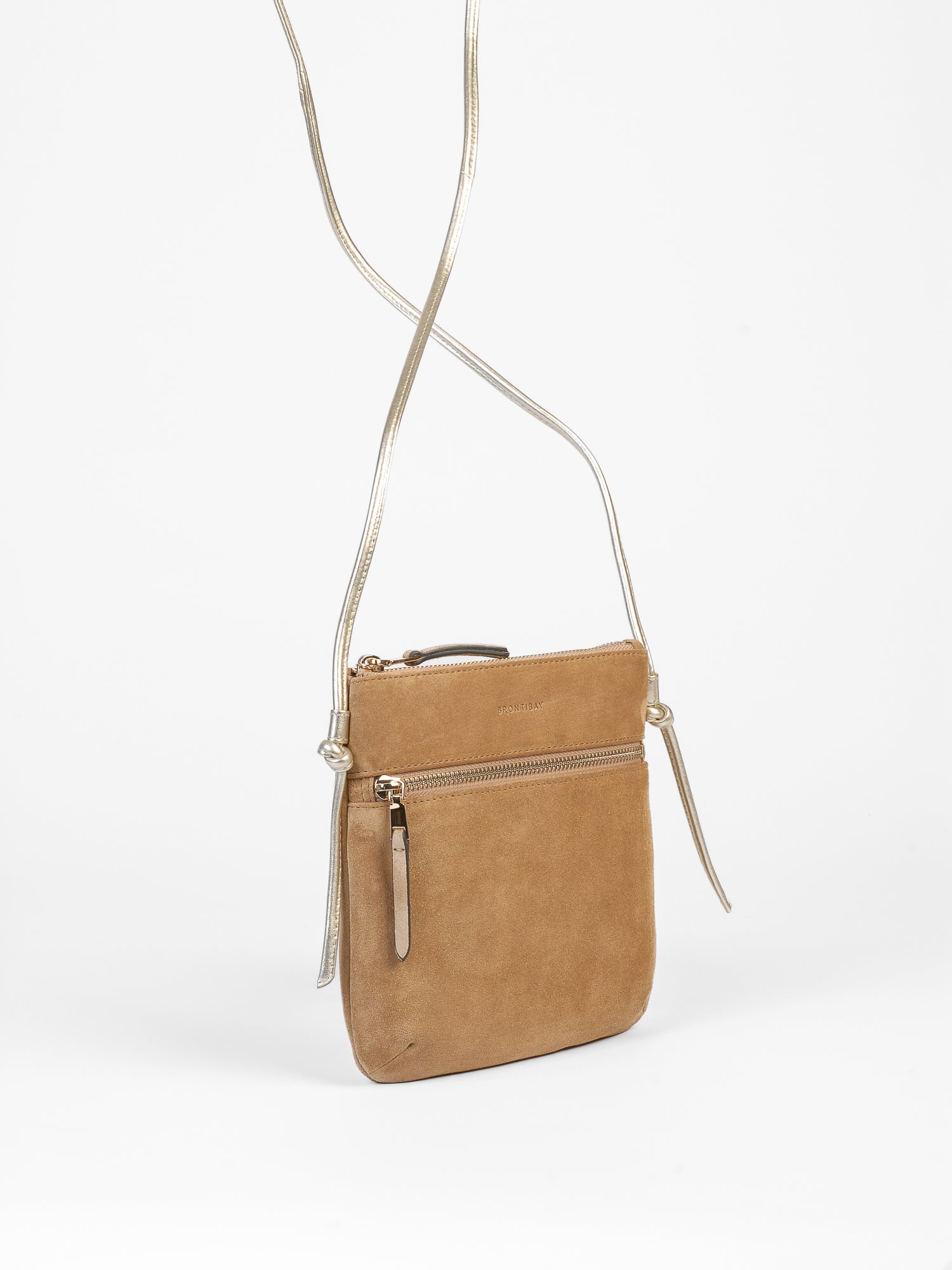 Lucia sac daim - Tobacco
