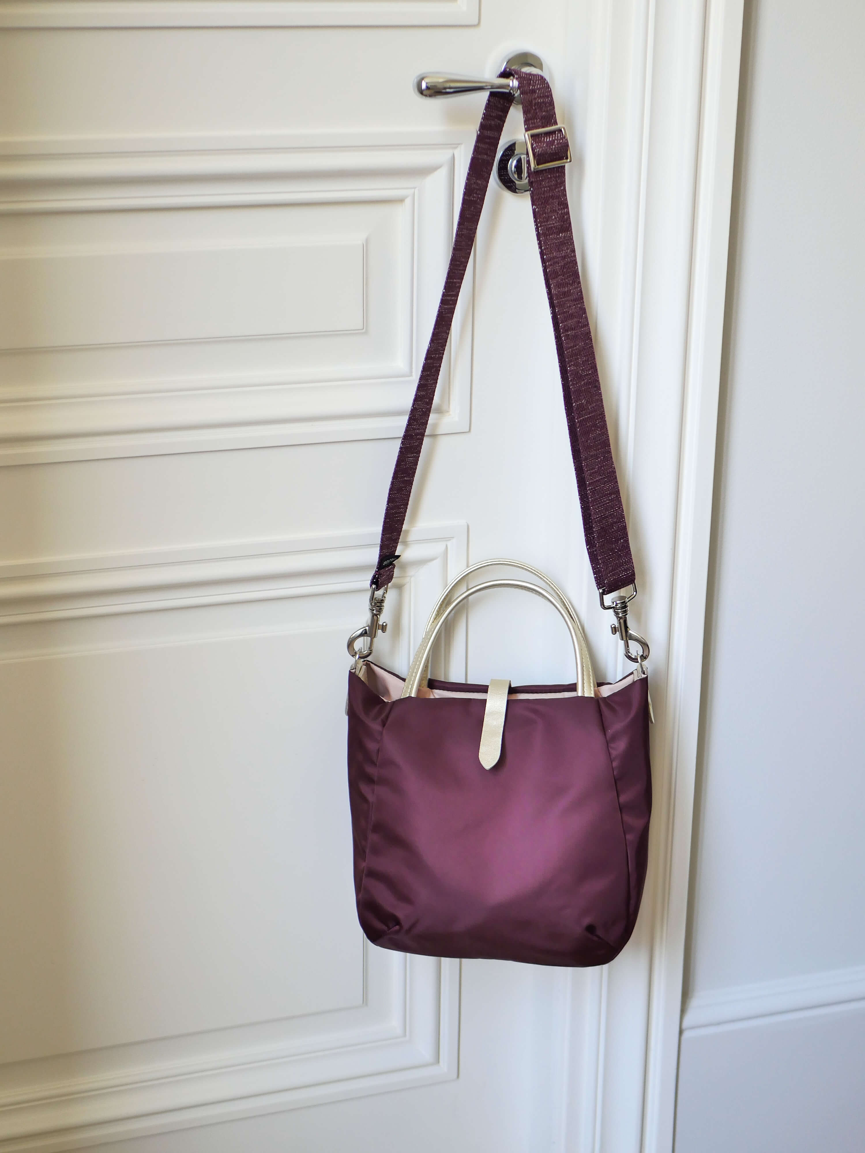 Lula satin nylon - Burgundy