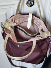 Lula satin nylon - Burgundy