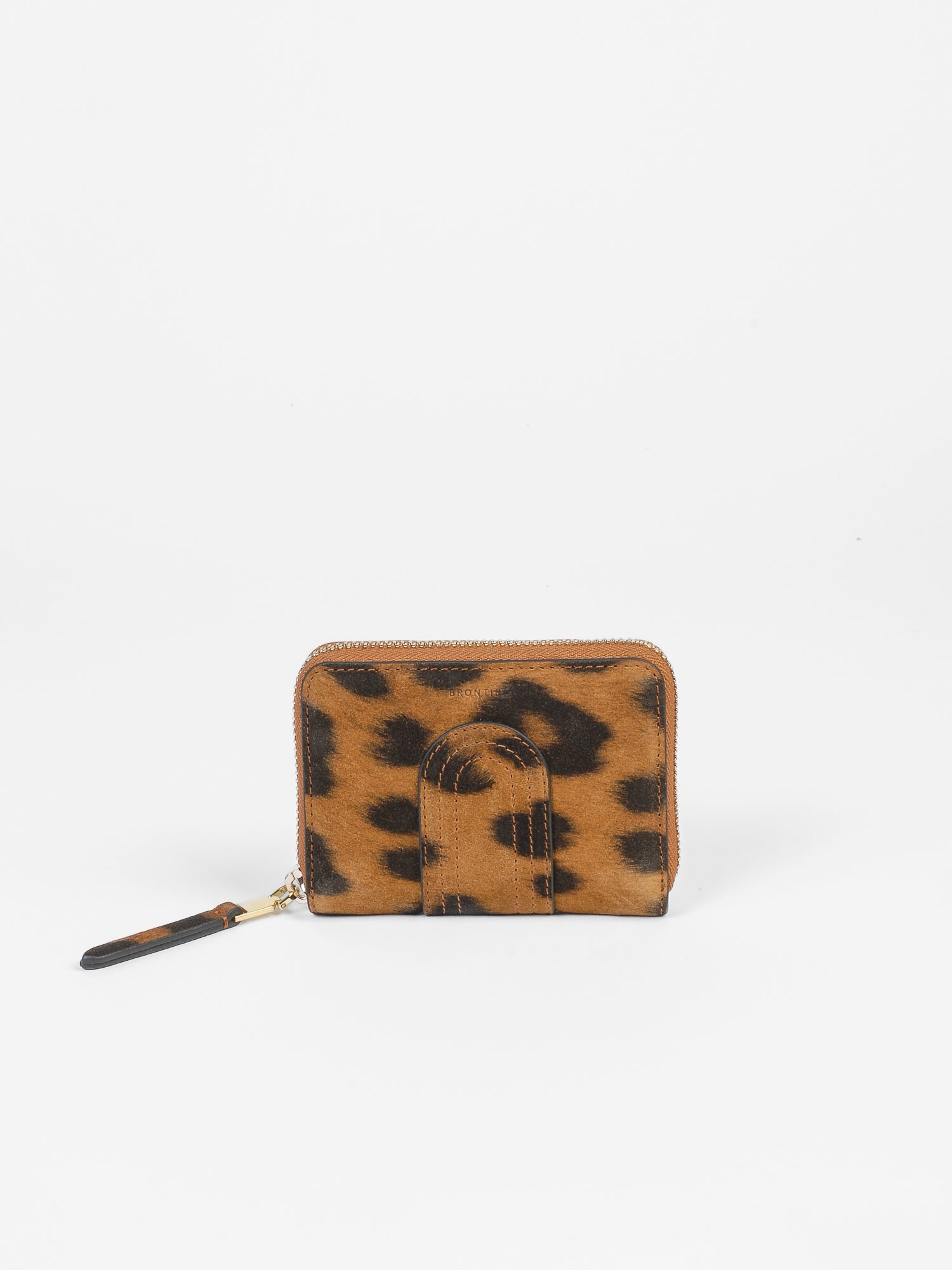 Lyra portefeuille daim - Leopard