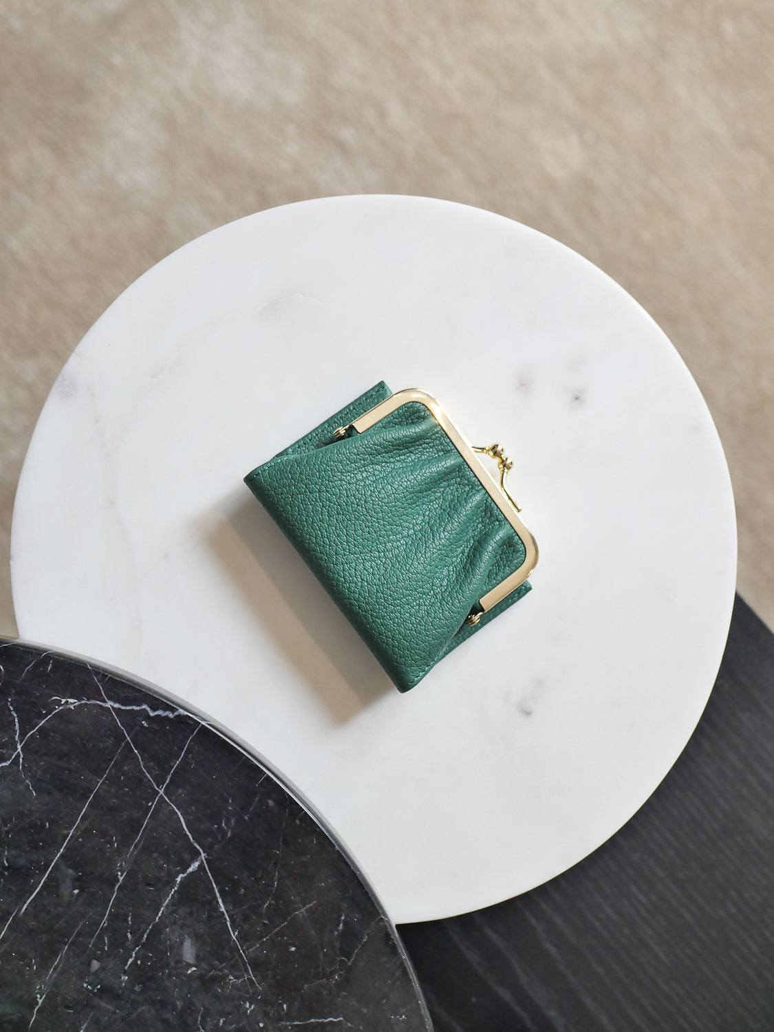 Maddy Dutch leather - Green Tea