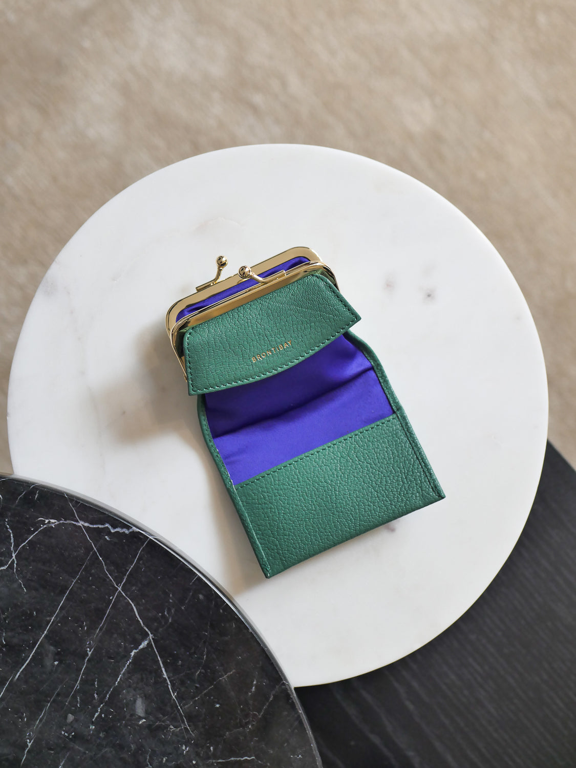 Maddy Dutch leather - Green Tea