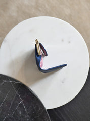 Maddy Dutch leather - Yale Blue