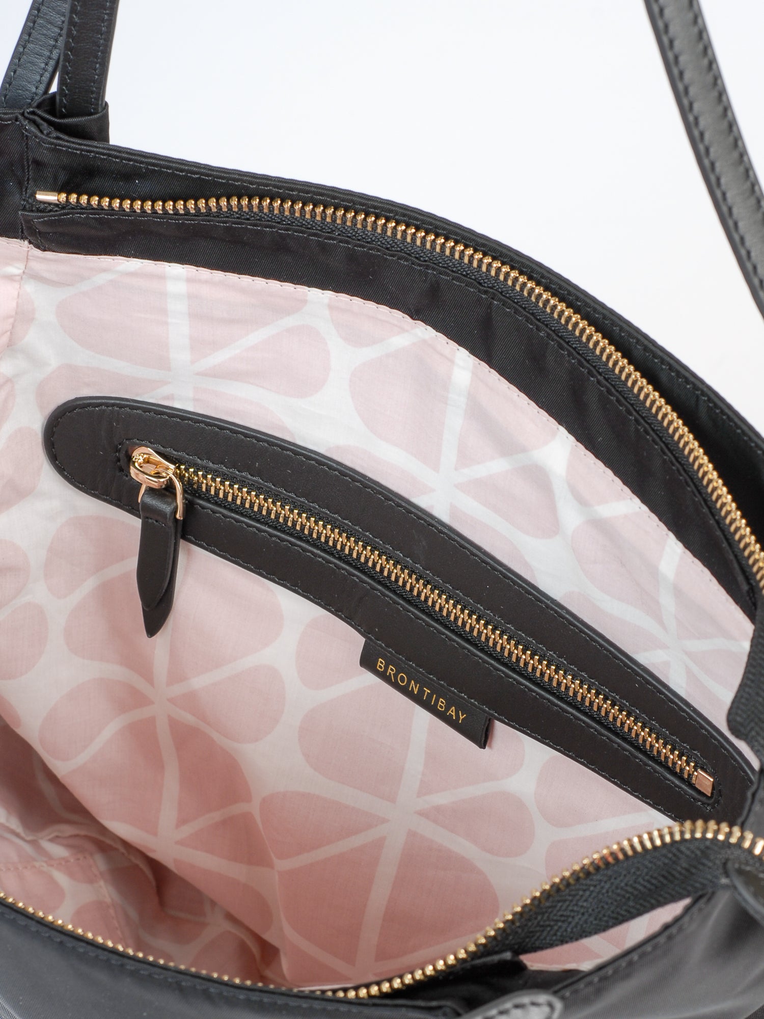 Maven sac nylon satiné - Noir