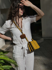 Morigan cuir dutch - Jaune