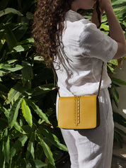 Morigan cuir dutch - Jaune