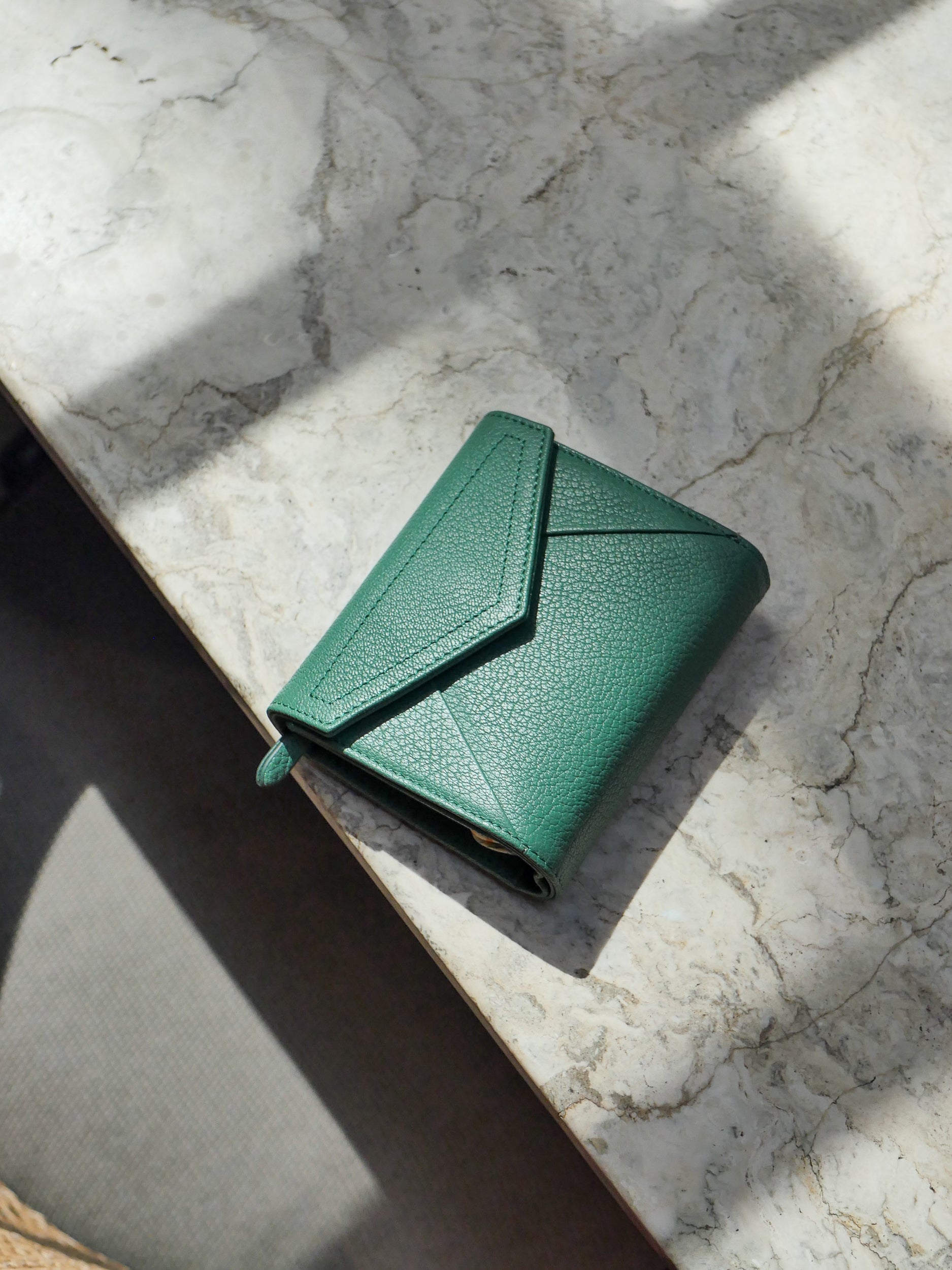 Pearl Dutch leather - Green Tea