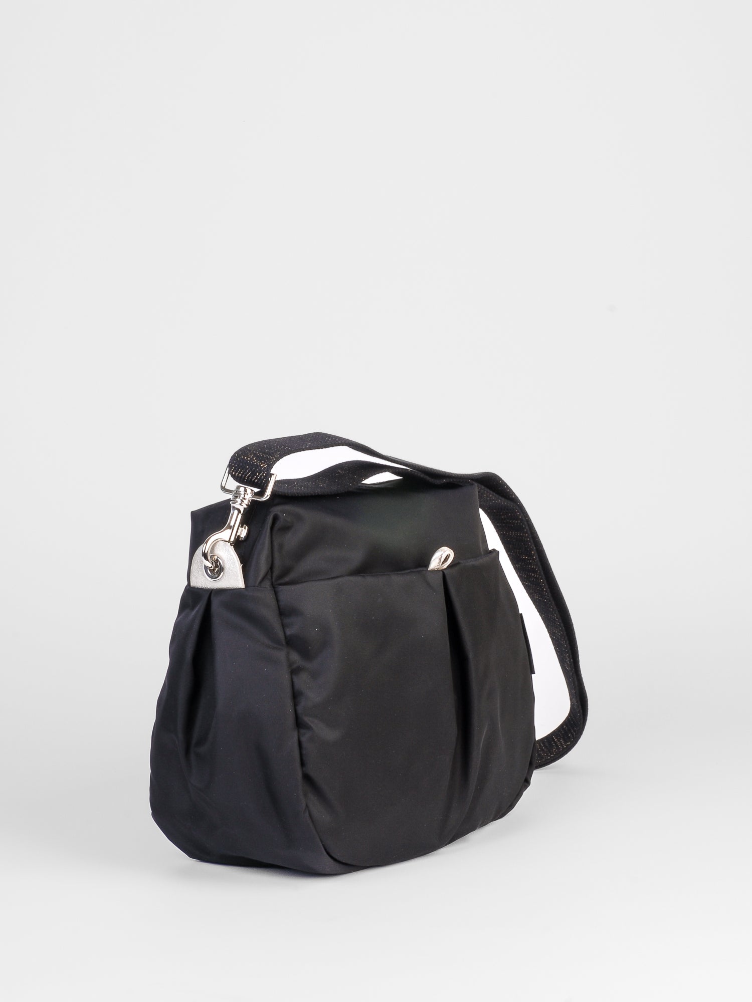 Ravello satin nylon - Black