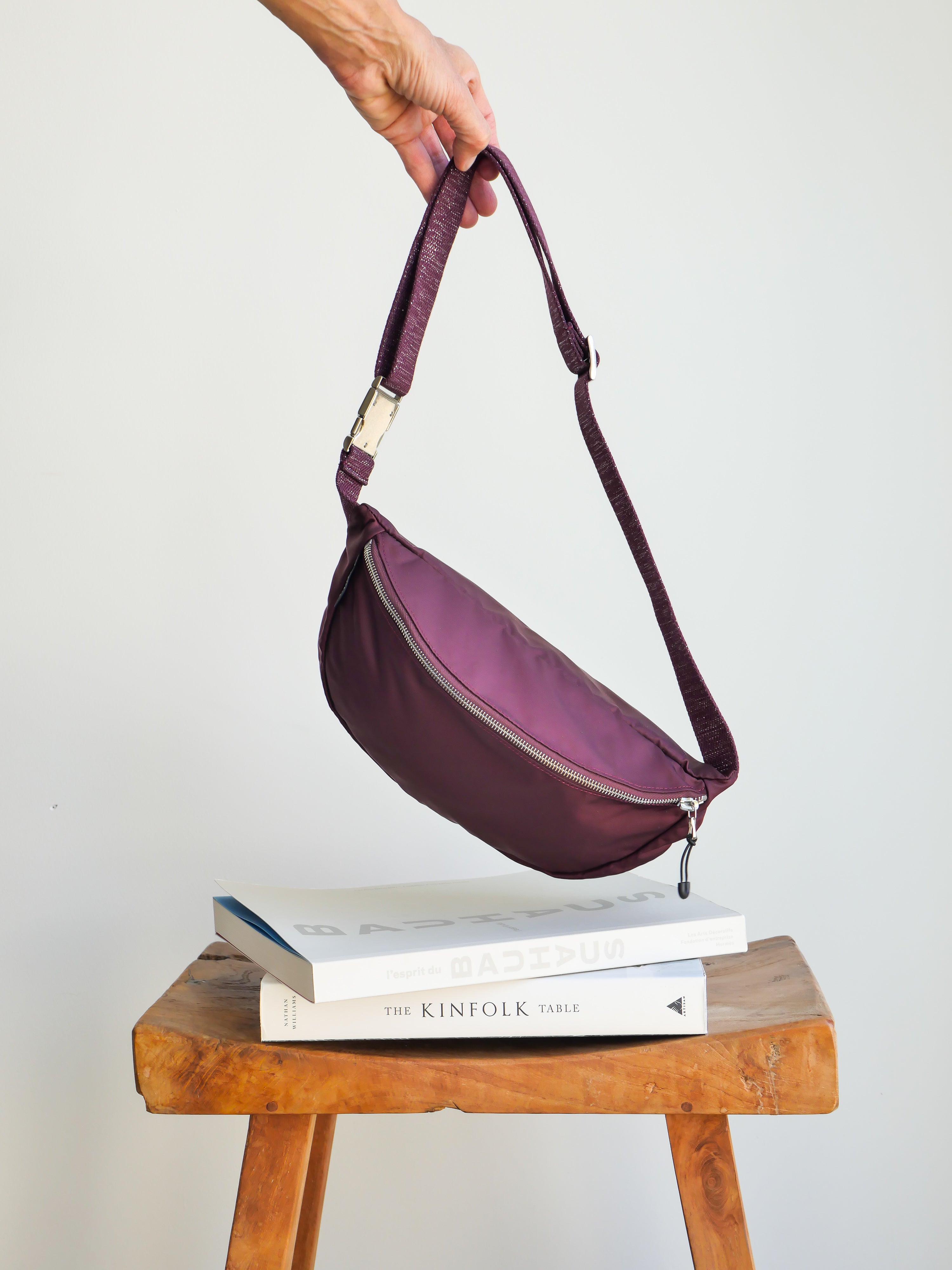 Sakari nylon satiné - Bordeaux