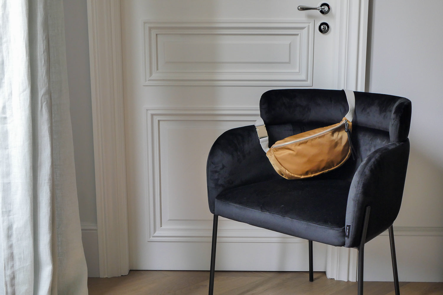 Sakari nylon satiné - Camel