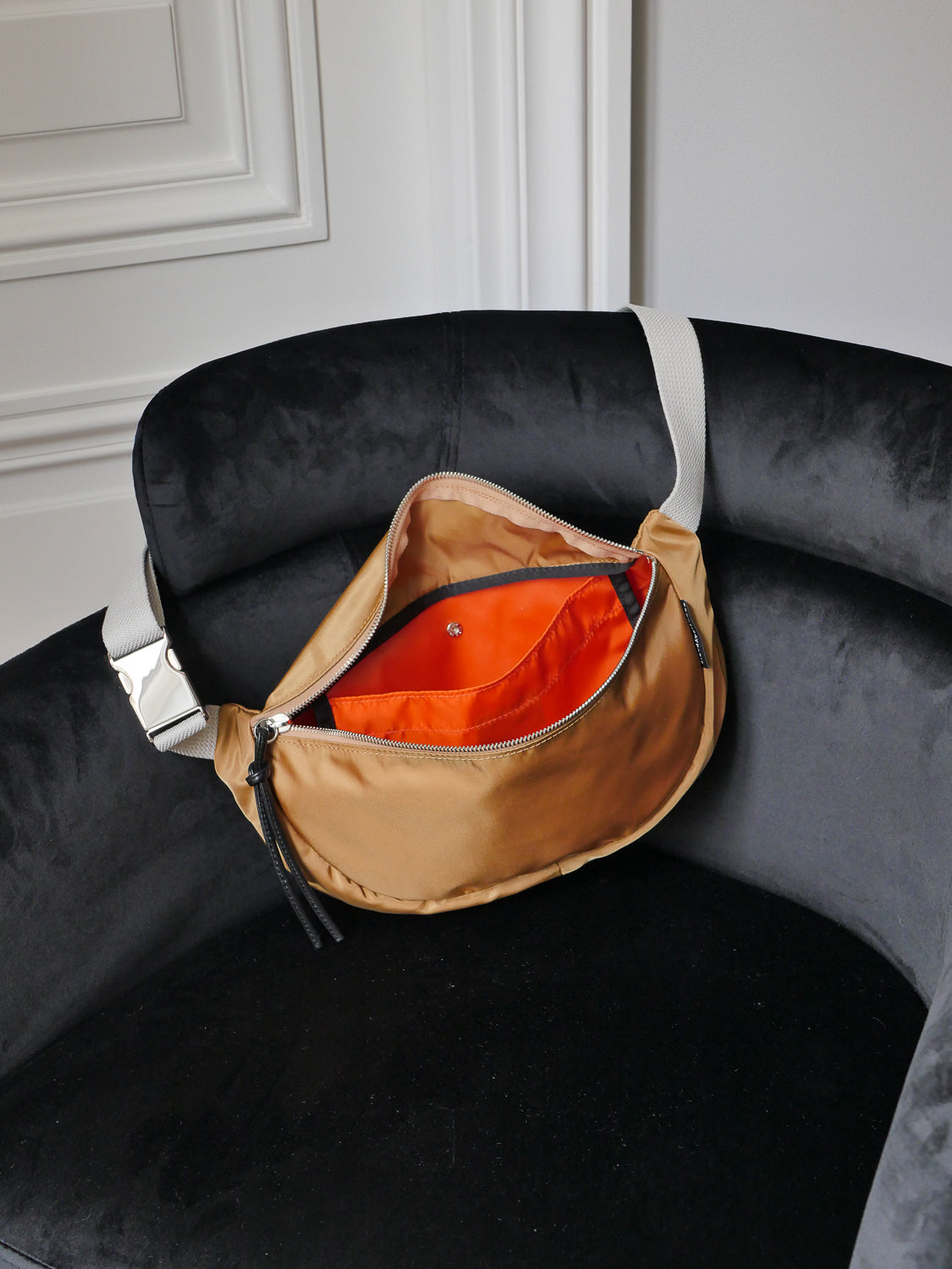 Sakari nylon satiné - Camel