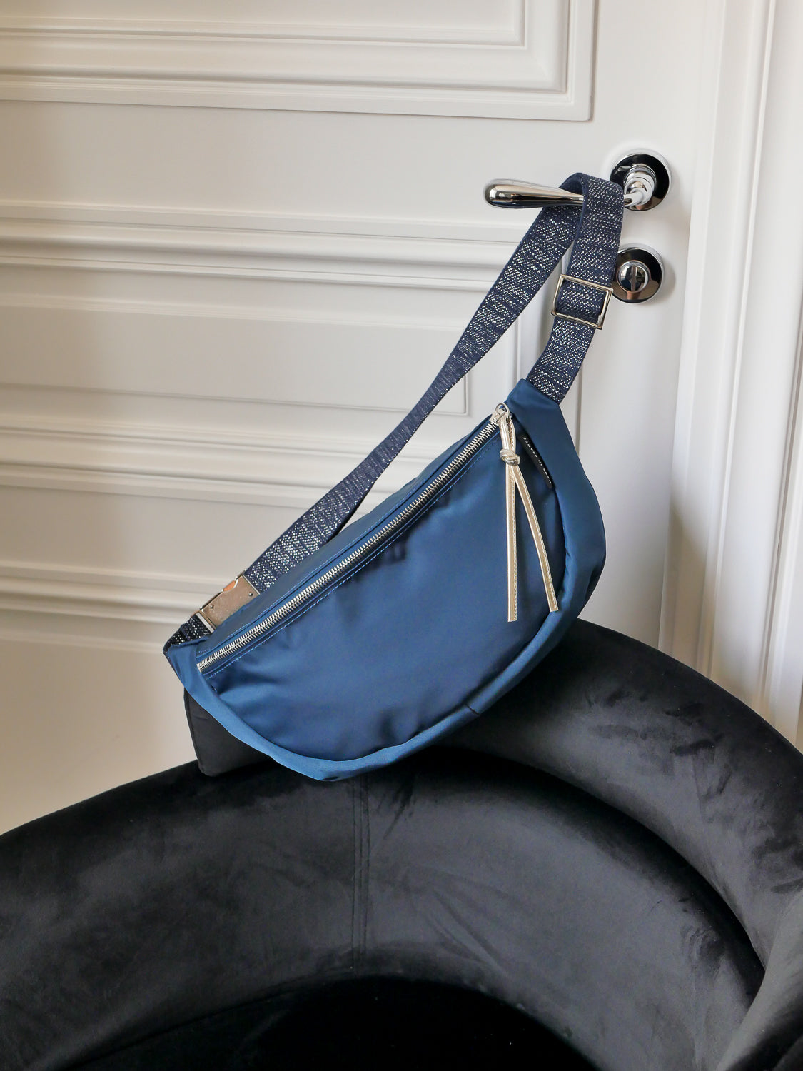 Sakari nylon satiné - Sapphire