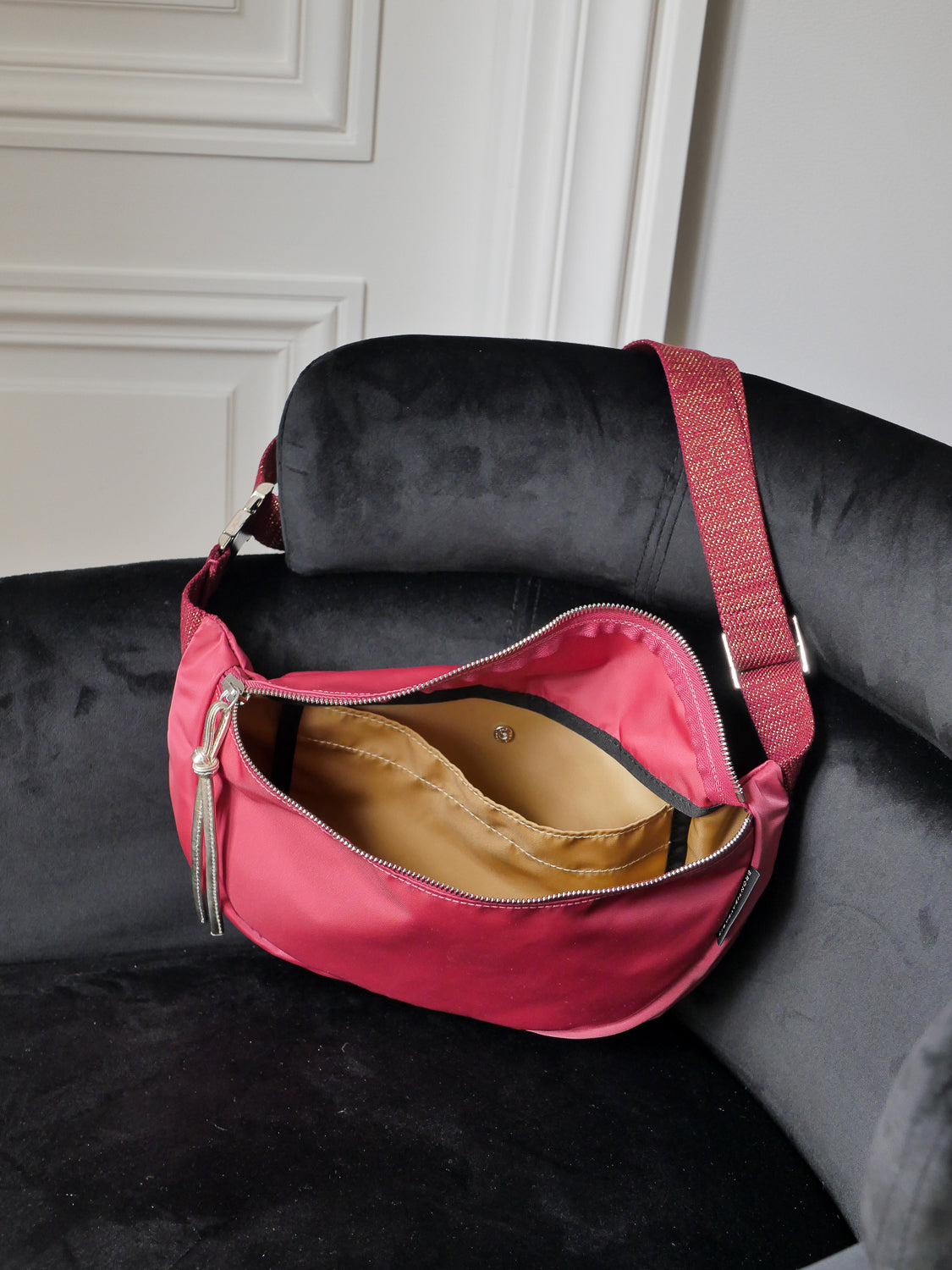 Sakari nylon satiné - Strawberry