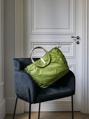 Venice satin nylon - Anise Green