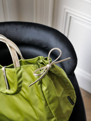 Venice satin nylon - Anise Green