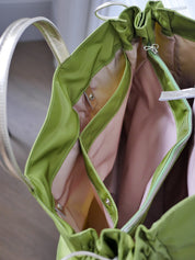 Venice satin nylon - Anise Green