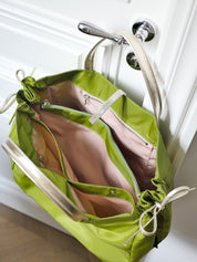 Venice satin nylon - Anise Green