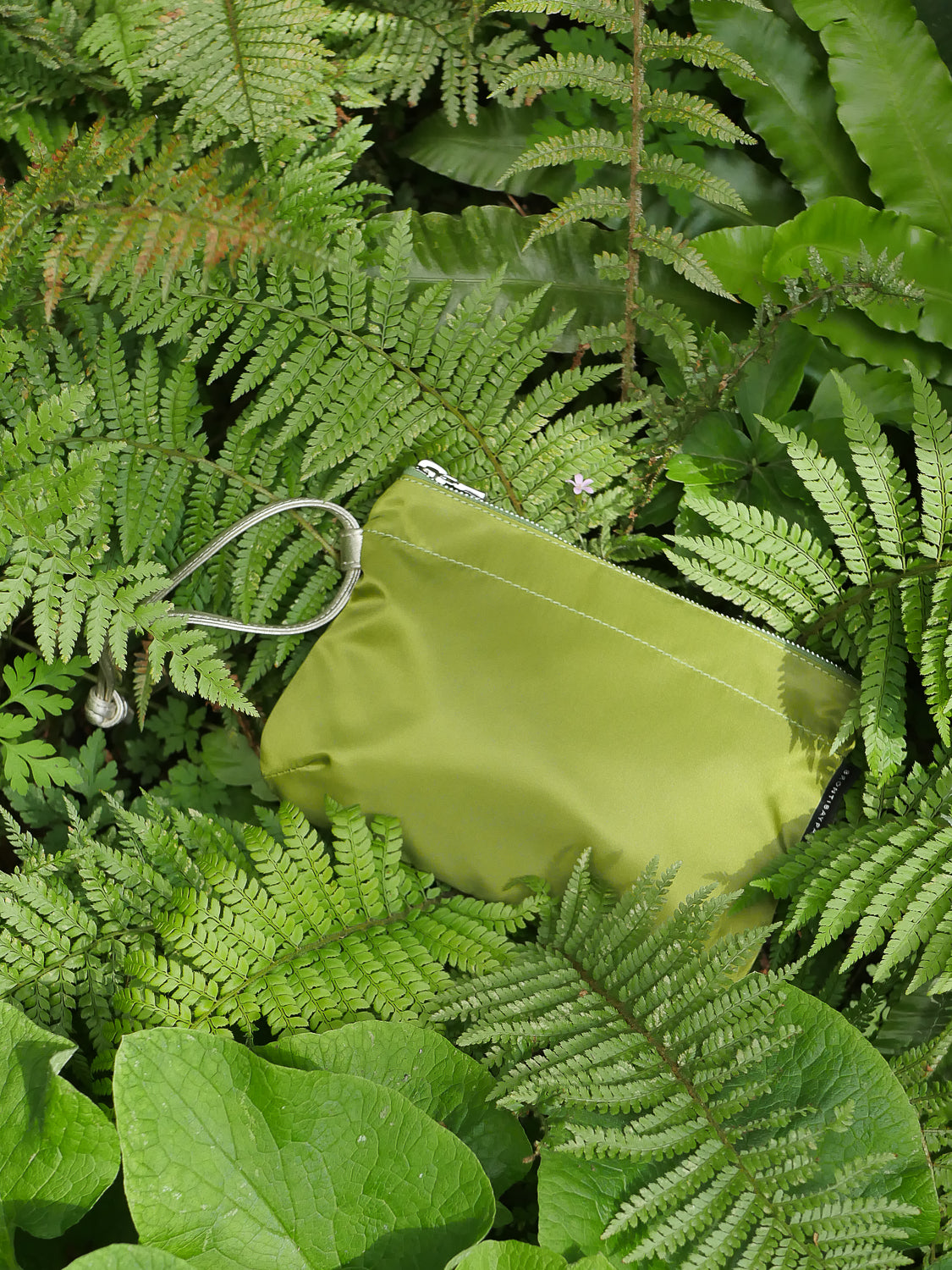 Verona nylon satiné - Vert Anise