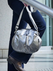 shiny metallic bag
