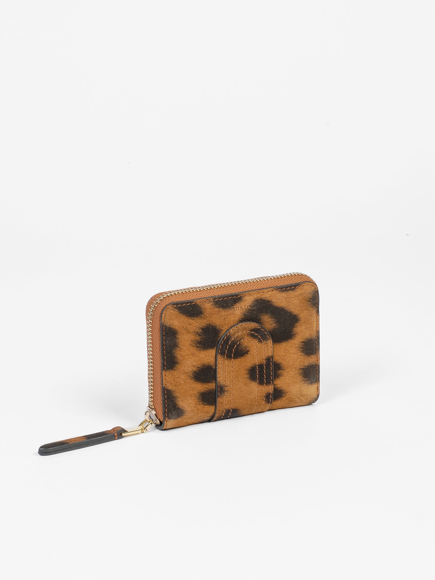 Lyra portefeuille daim - Leopard