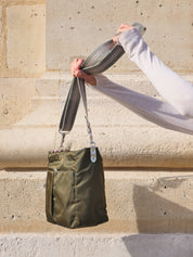 Arya nylon satiné - Militaire