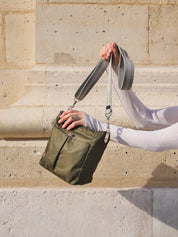 satin nylon crossbody bag