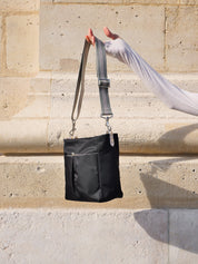 Arya nylon satiné - Noir