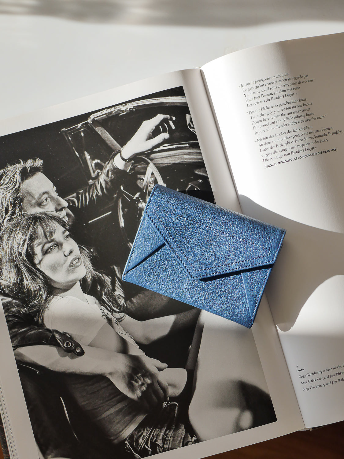 Anja cuir dutch - Yale Blue