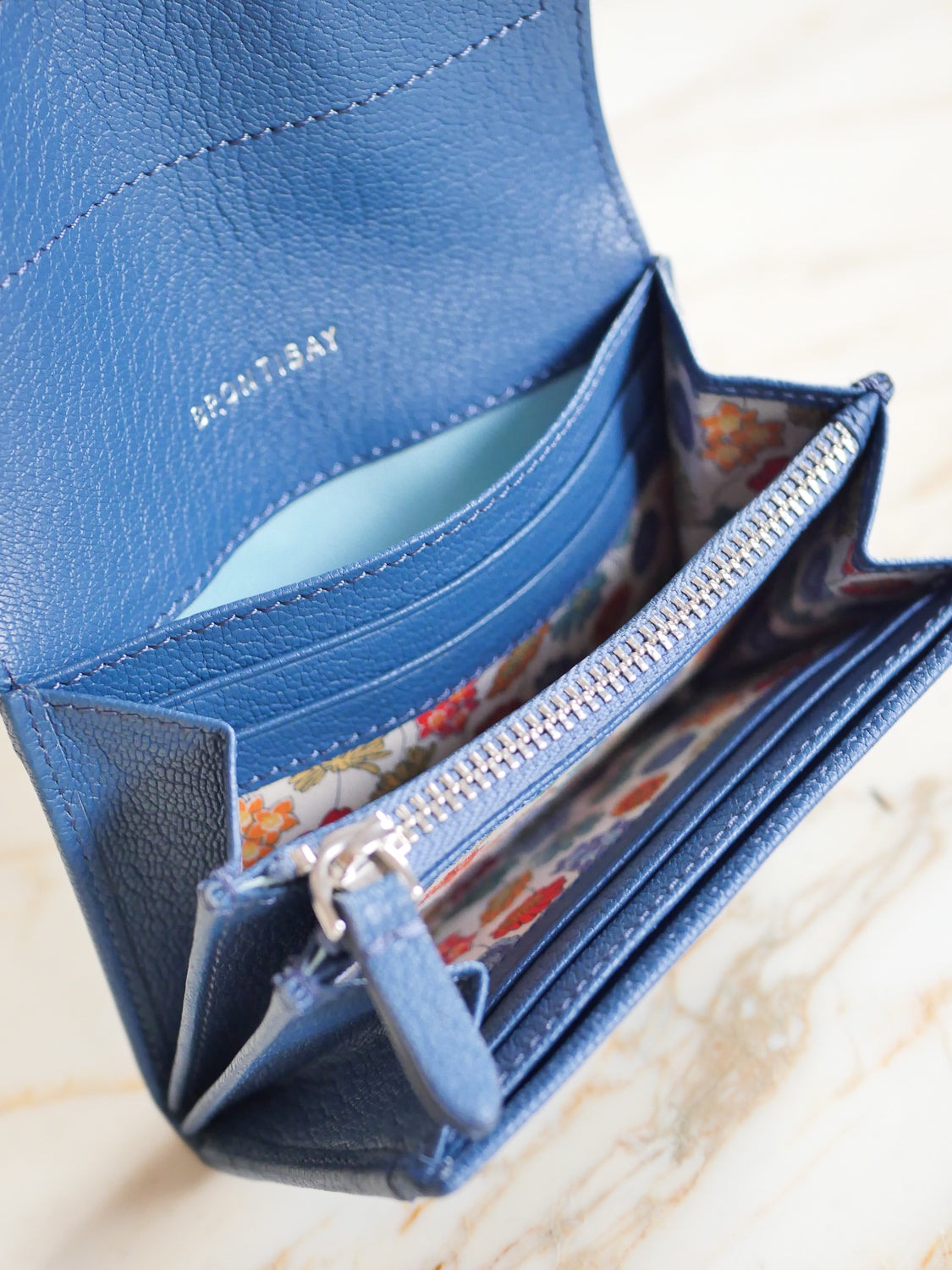 Anja cuir dutch - Yale Blue