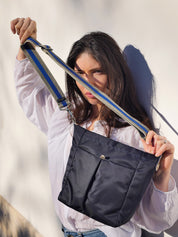 Arya satin nylon - Midnight Blue